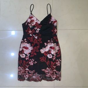 BlueBlush Cherry Blossom Mini Dress